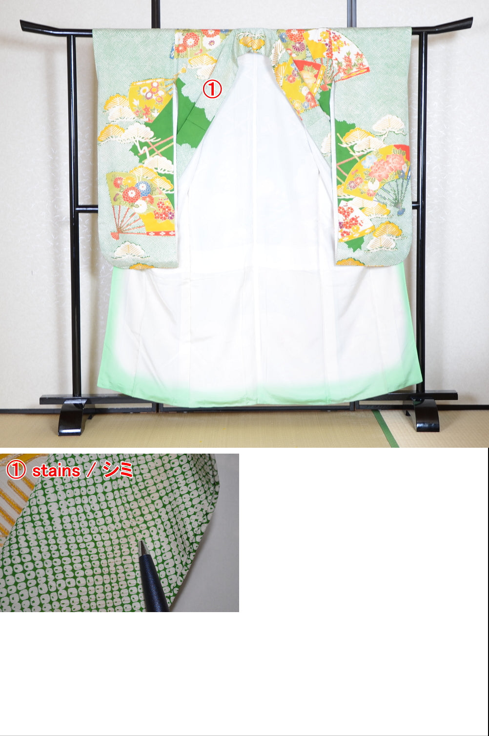 Long-sleeved kimono 6 items set / Furisode / FK#1-564
