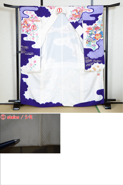 Long-sleeved kimono 6 items set / Furisode / FK#1-690