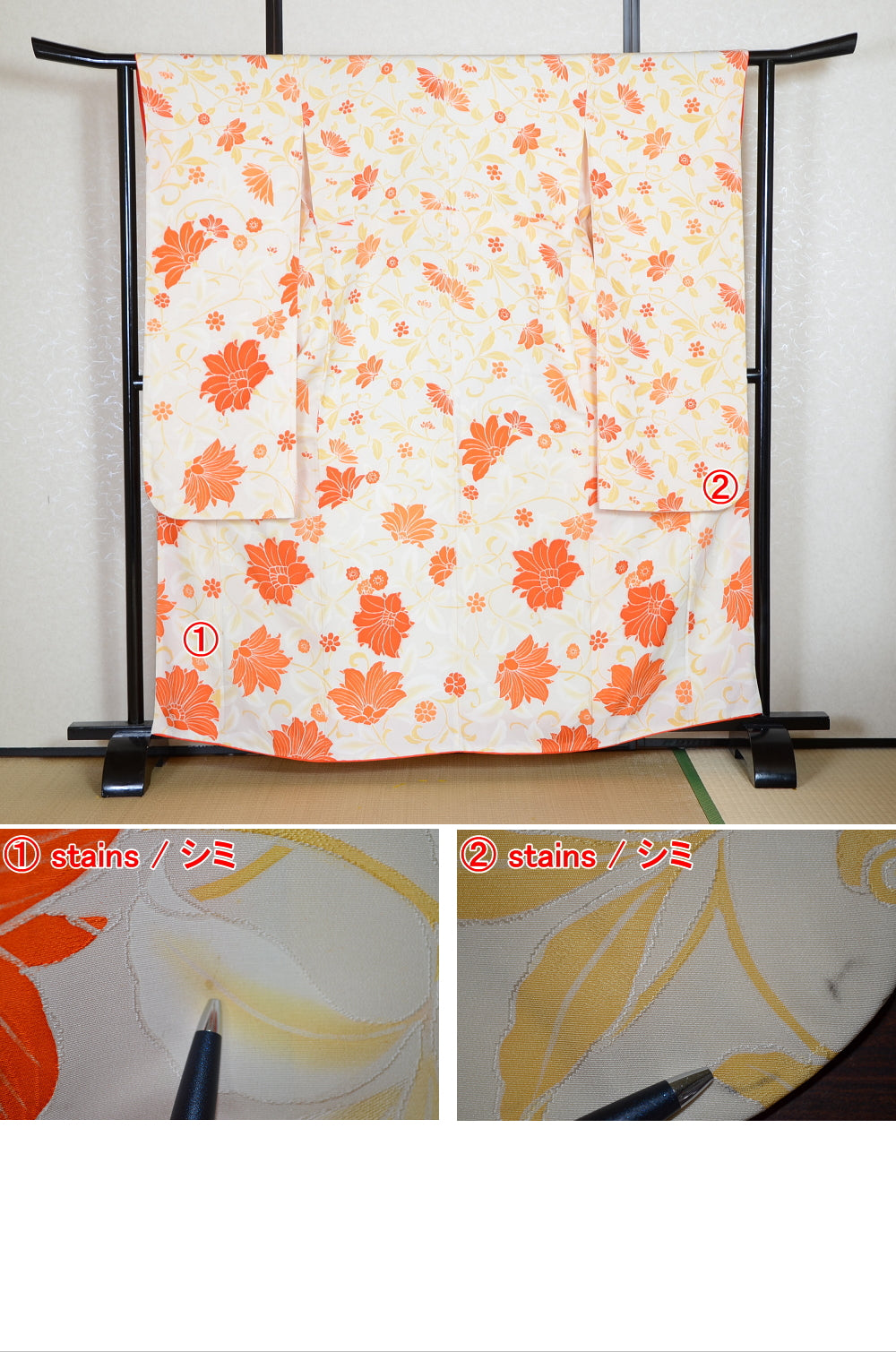 Long-sleeved kimono 6 items set / Furisode / FK#1-805