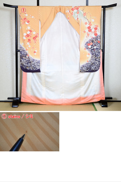 Long-sleeved kimono 6 items set / Furisode / FK#1-391