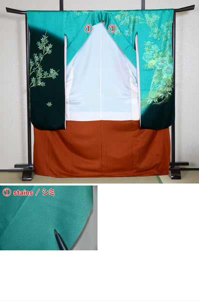 Long-sleeved kimono 6 items set / Furisode / FK#1059