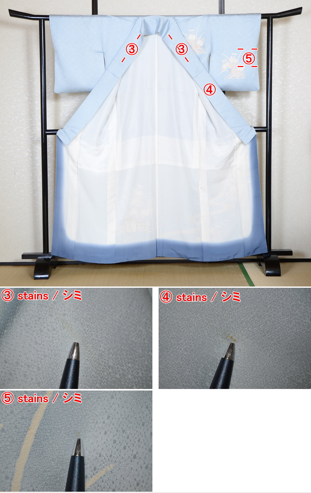 Japanese kimono 6 items set / TK #2-044