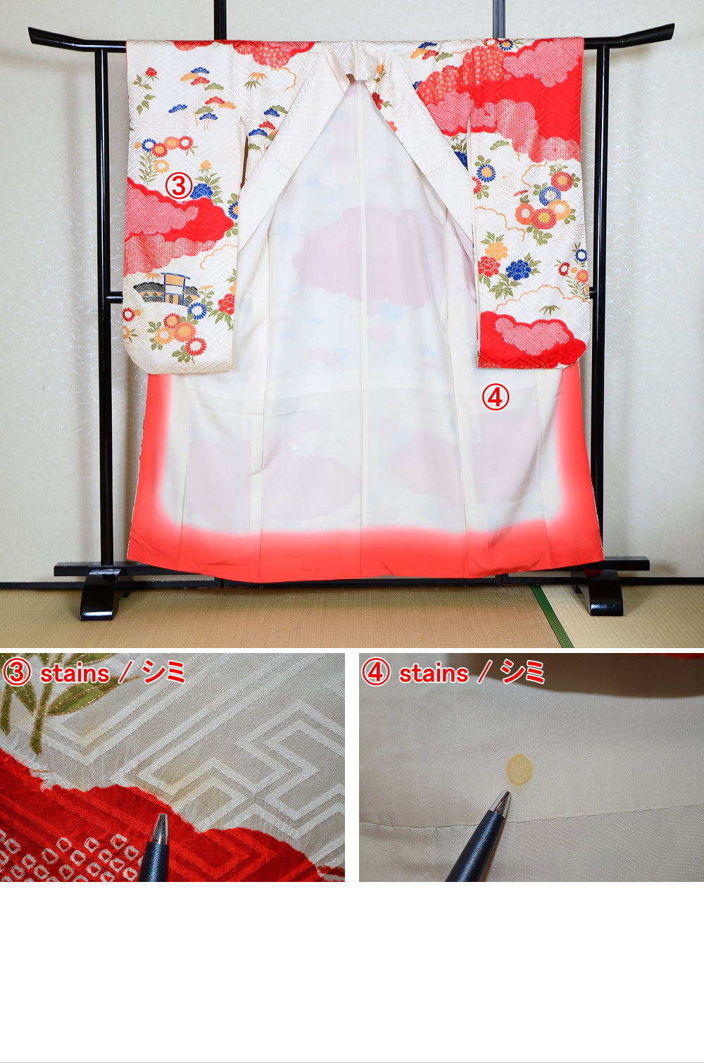 Long-sleeved kimono / Furisode / FK#1-655