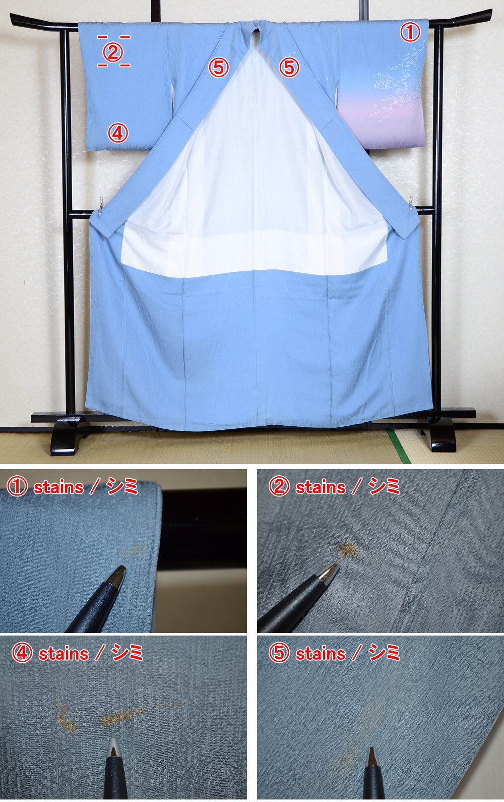 Japanese kimono 6 items set / TK #1-408