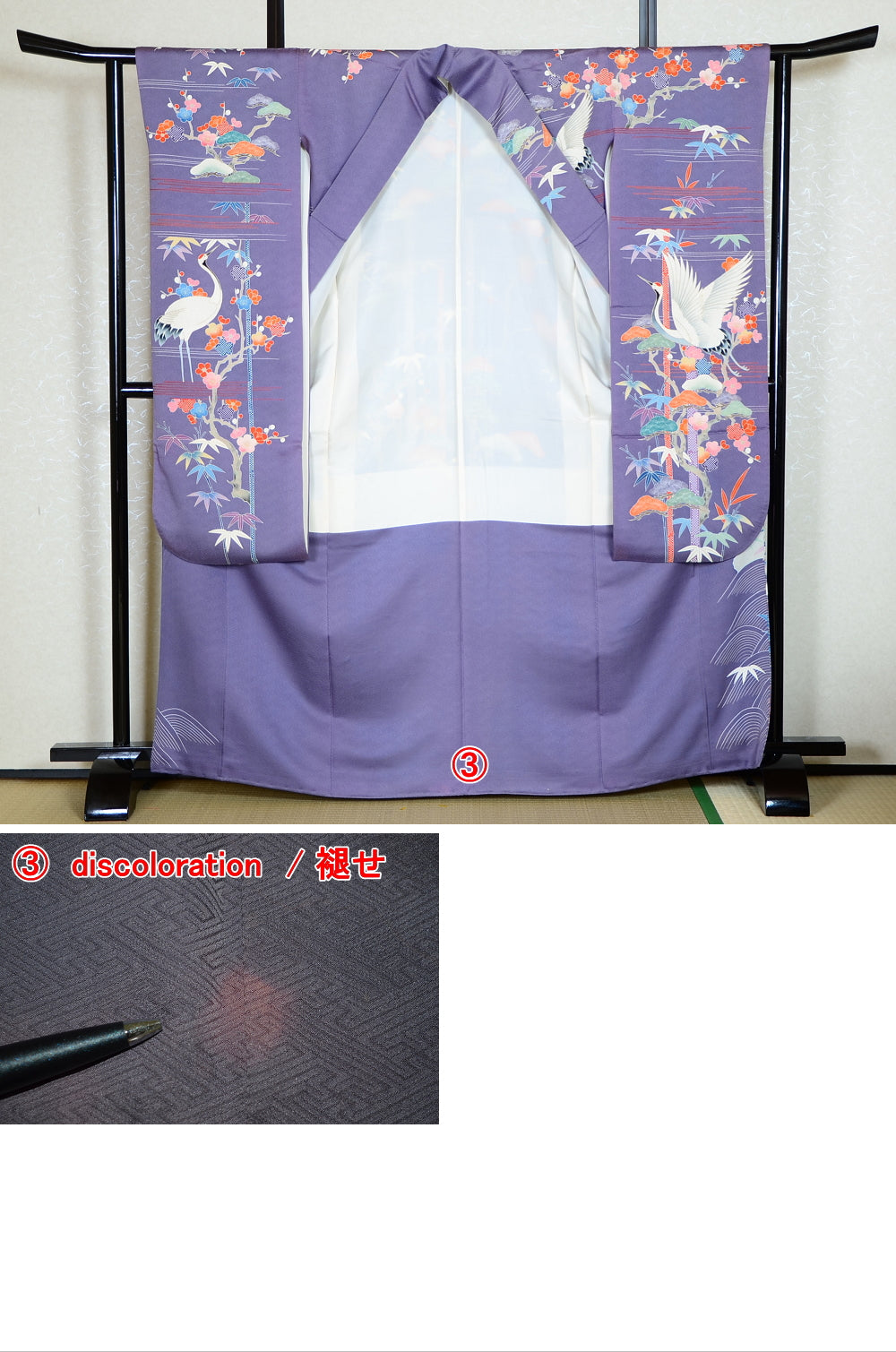 Long-sleeved kimono 6 items set / Furisode / FK#1-366