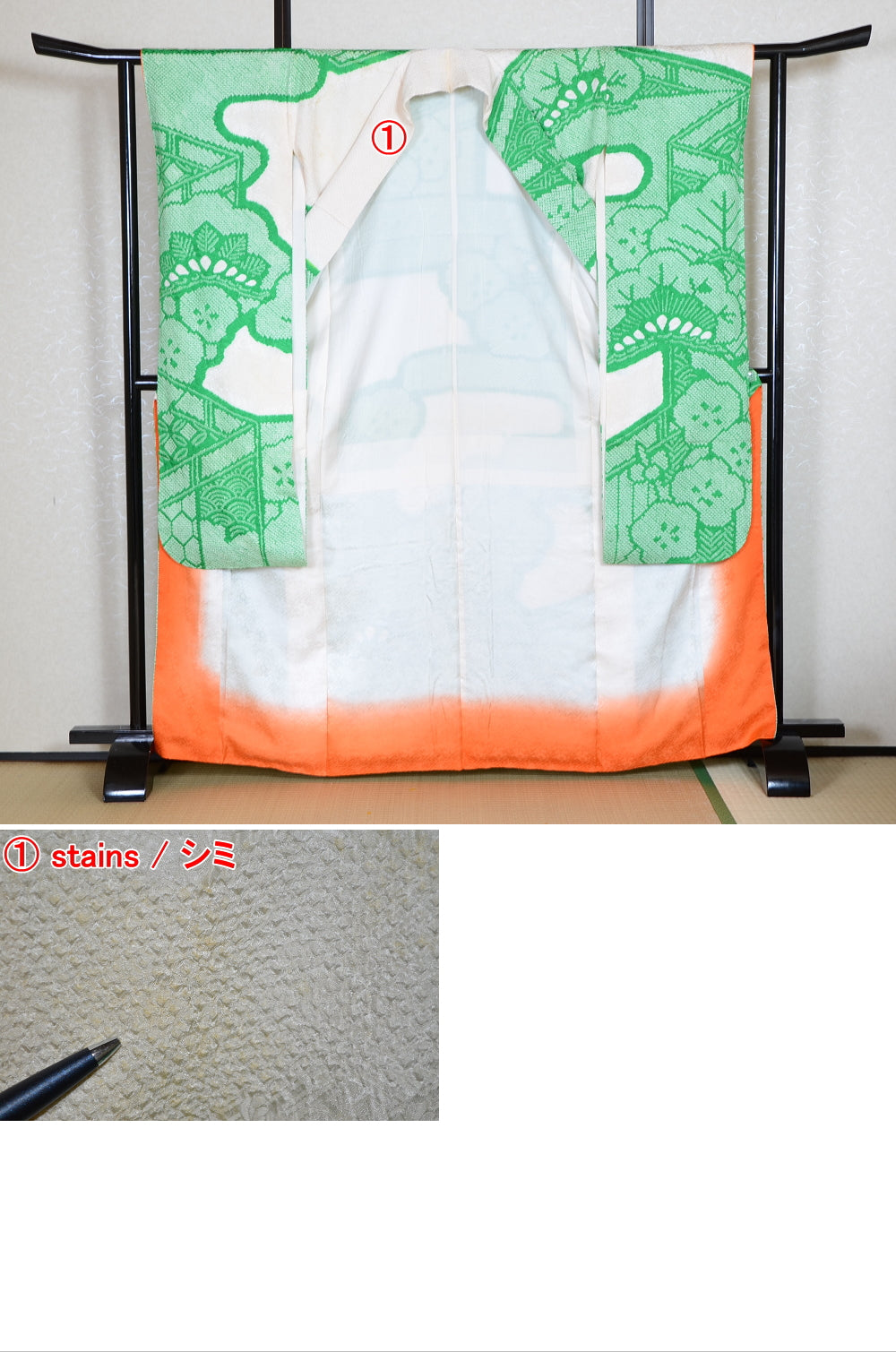 Long-sleeved kimono 6 items set / Furisode / FK#1-744