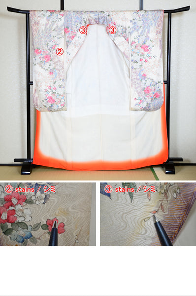 Long-sleeved kimono 6 items set / Furisode / FK#1-370