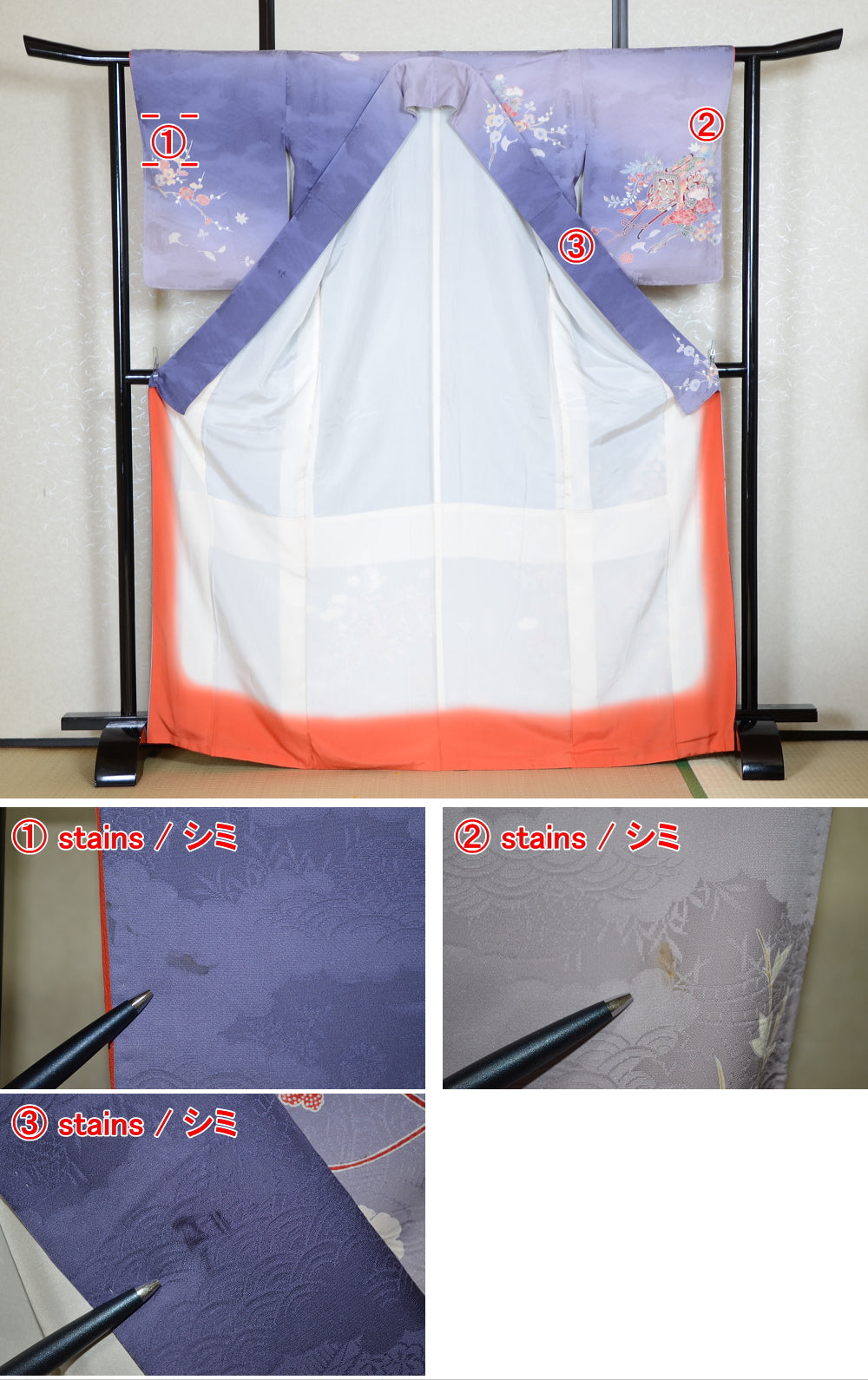 Japanese kimono 6 items set / TK #1-770