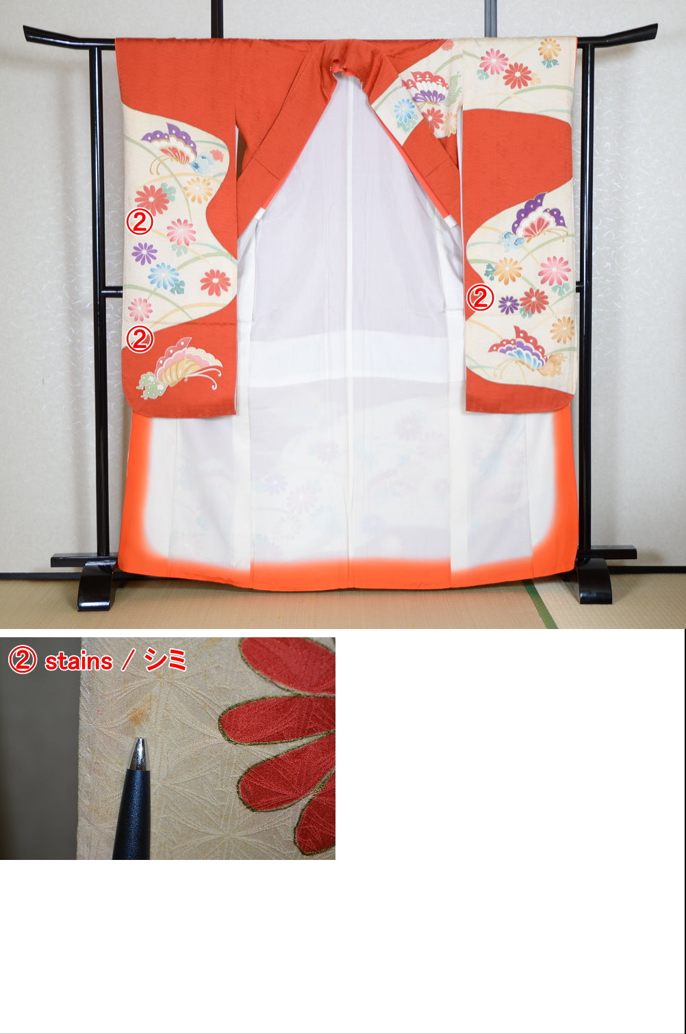 Long-sleeved kimono 6 items set / Furisode / FK#1-559