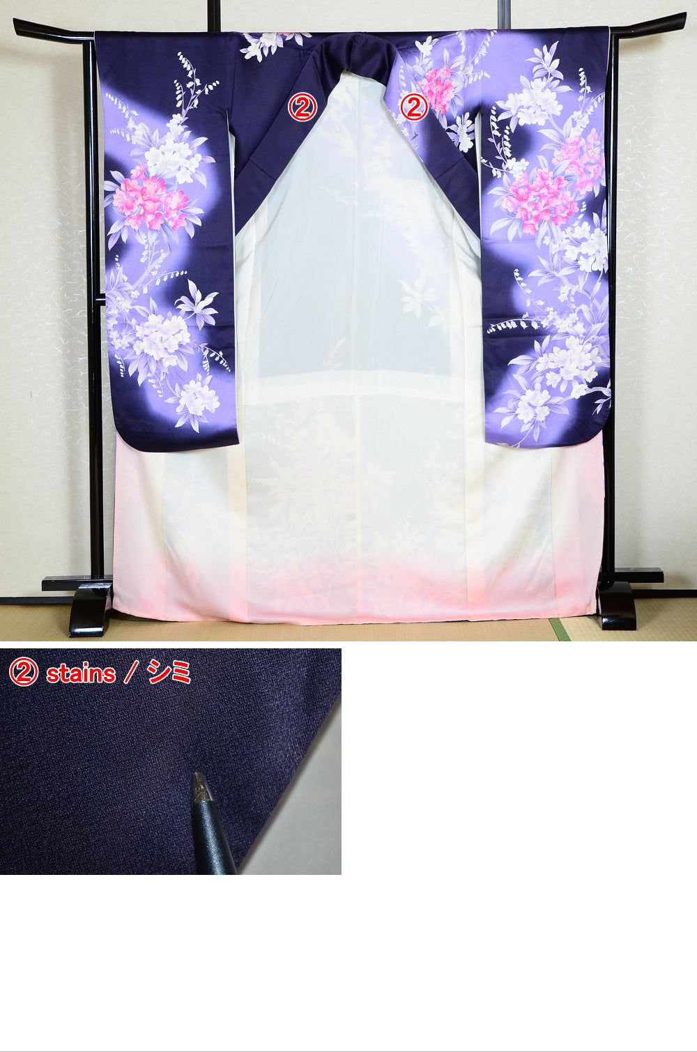 Long-sleeved kimono 6 items set / Furisode / FK#1-314