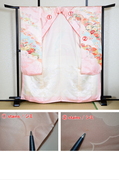 Long-sleeved kimono 6 items set / Furisode / FK#1-441