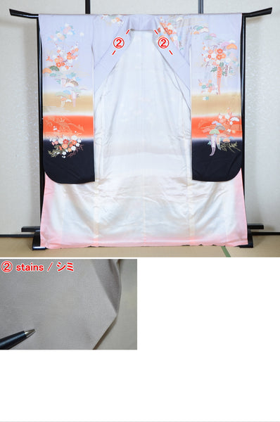 Long-sleeved kimono 6 items set / Furisode / FK#1-778