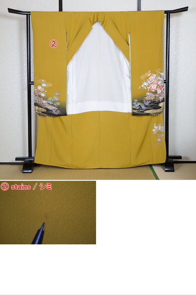 Long-sleeved kimono 6 items set / Furisode / FK#1-825