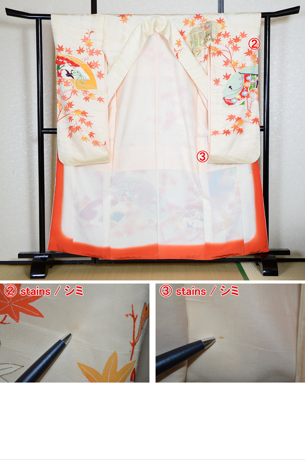 Long-sleeved kimono 6 items set / Furisode / FK#1-300