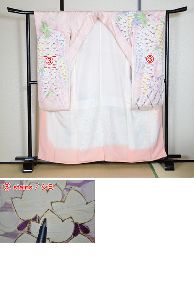 Long-sleeved kimono 6 items set / Furisode / FK#1-562
