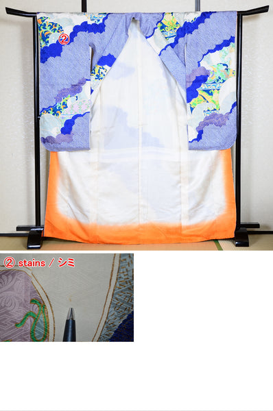 Long-sleeved kimono 6 items set / Furisode / FK#1-311