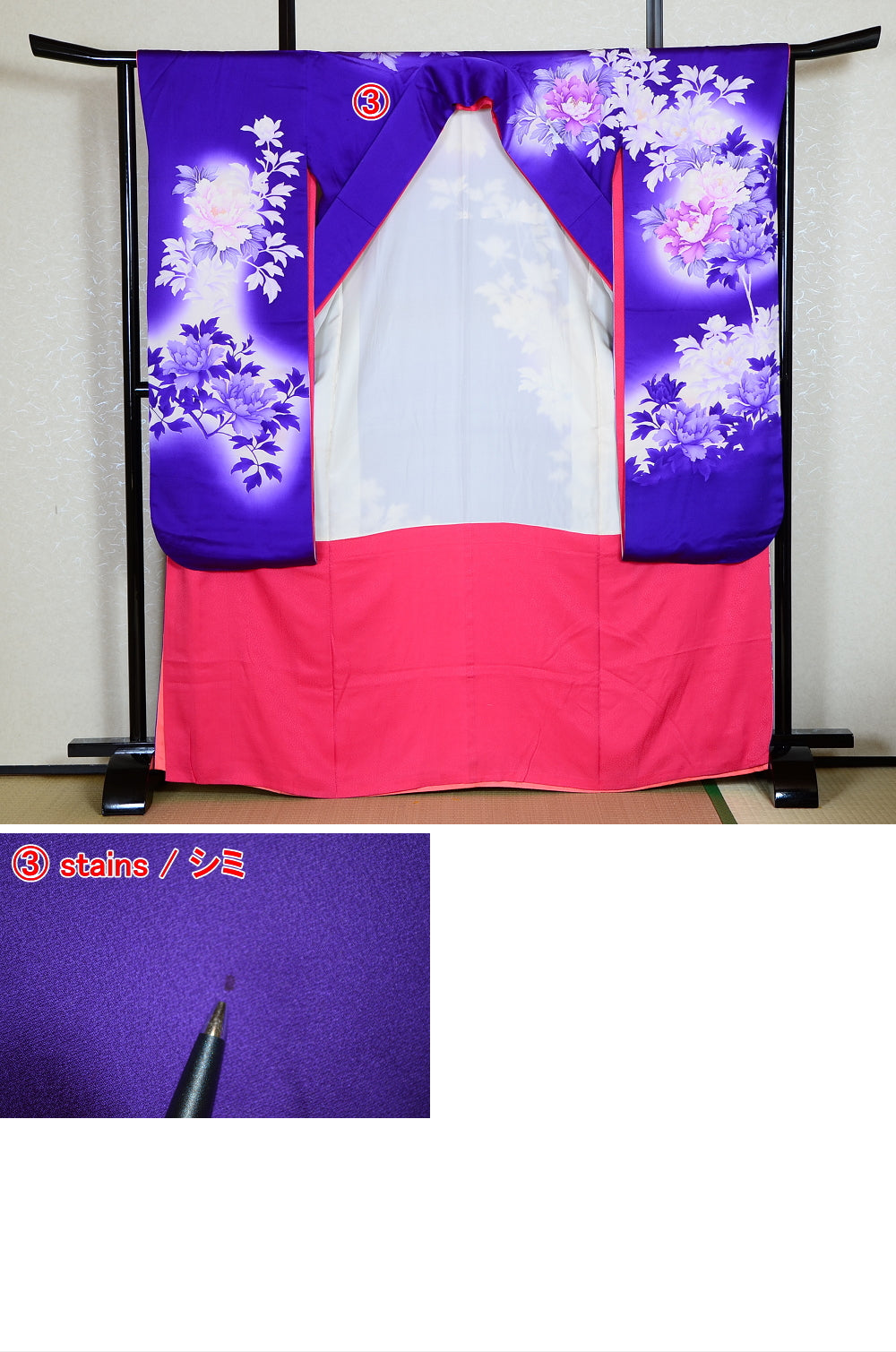 Long-sleeved kimono 6 items set / Furisode / FK#1-230