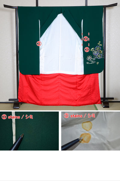 Long-sleeved kimono 6 items set / Furisode / FK#1-351