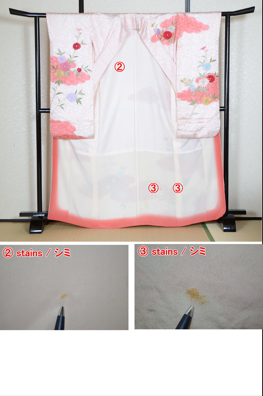 Long-sleeved kimono 6 items set / Furisode / FK#1-573