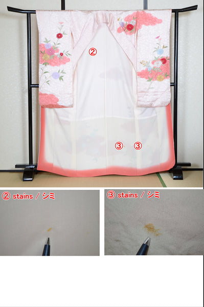 Long-sleeved kimono 6 items set / Furisode / FK#1-573