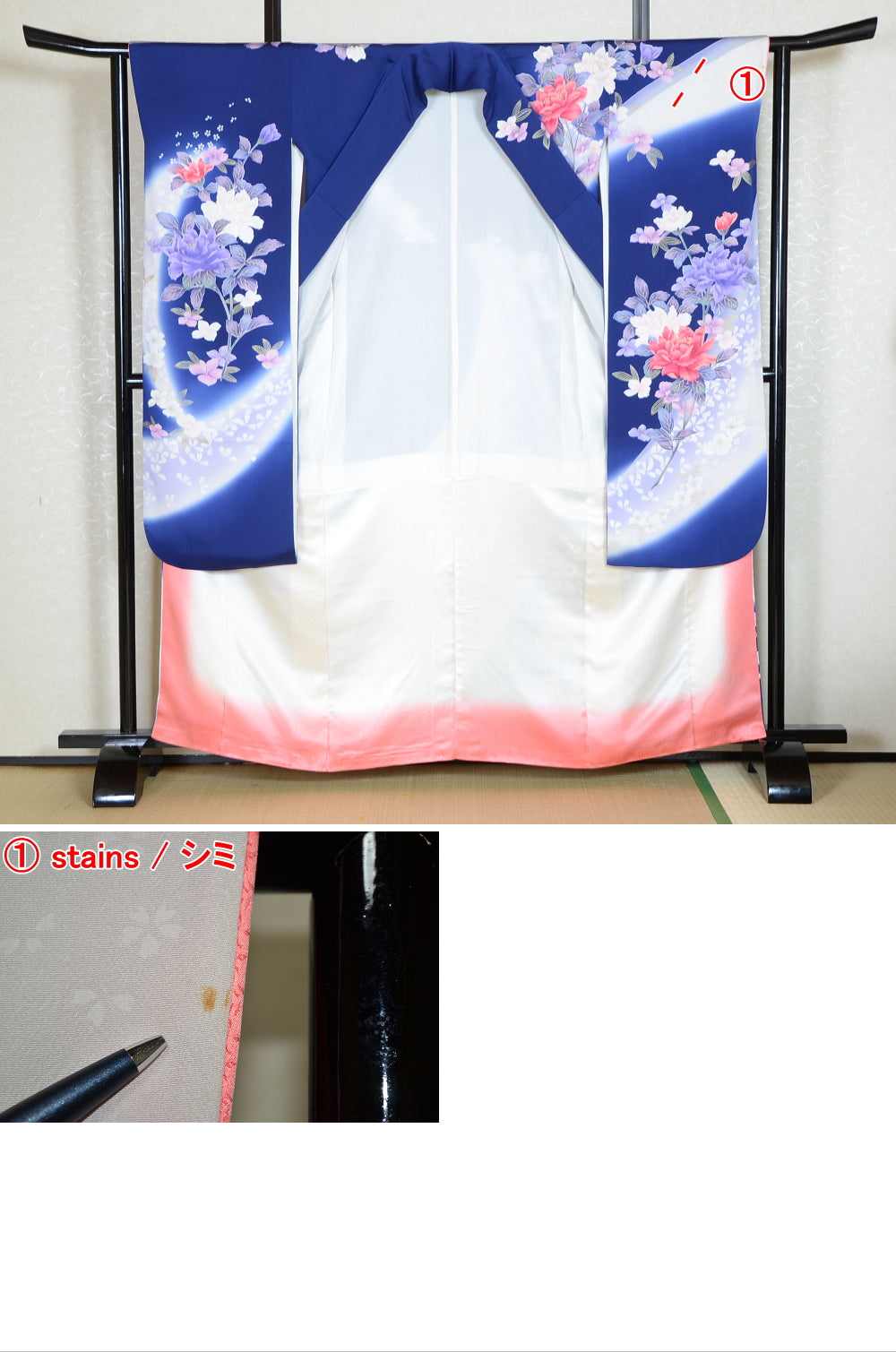 Long-sleeved kimono 6 items set / Furisode / FK#1-703