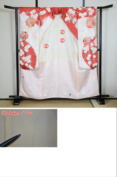 Long-sleeved kimono 6 items set / Furisode / FK#1-530