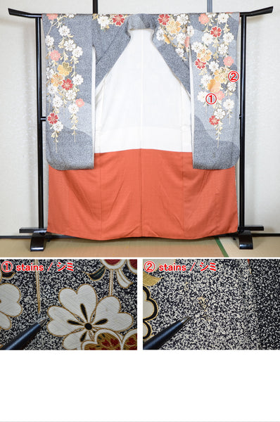 Long-sleeved kimono 6 items set / Furisode / FK#1-692