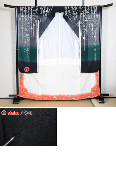 Long-sleeved kimono 6 items set / Furisode / FK#1-588