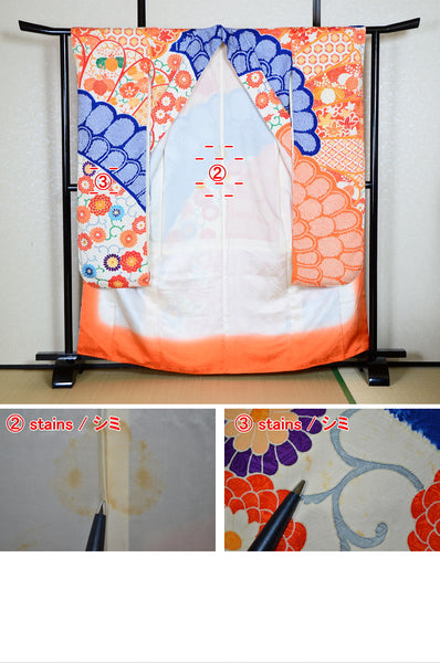 Long-sleeved kimono / Furisode / FK#1-415