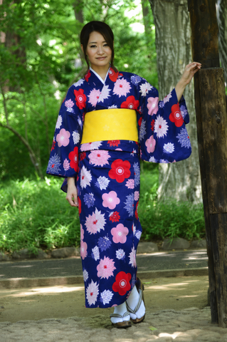 Japanese yukata kimono / ST #584