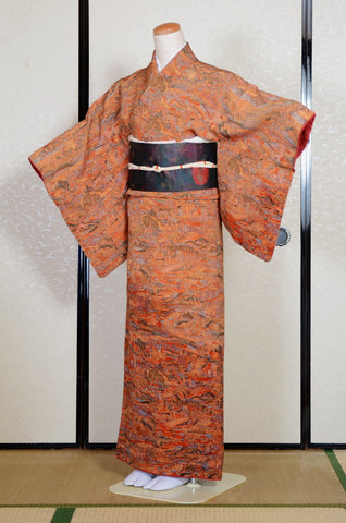 Japanese kimono. kimono for women. kimono female. houmongi kimono. tsukesage kimono.irotomesode. Japanese women obi belt. Tradiitonal obi. pre-tied obi. Obi age. Obi jime. kimono accessories.
