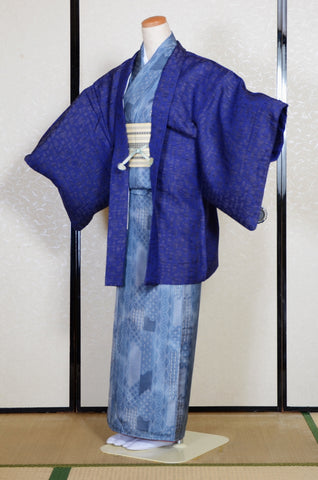 Japanese kimono & jacket 5 items set / SK #1-889