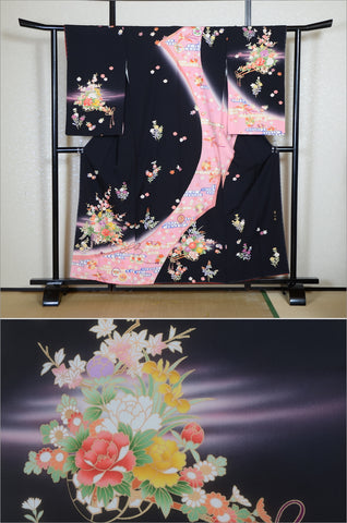 Japanese kimono. kimono for women. kimono female. washable kimono.