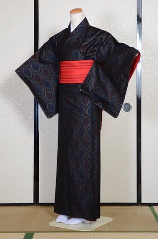 Japanese kimono. kimono for women. kimono female. komon kimono. muji kimono.tsumugi kimono. Japanese women obi belt. hanhaba obi.