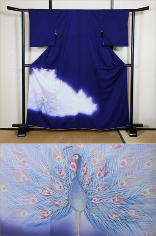 Japanese kimono. kimono for women. kimono female. houmongi kimono. tsukesage kimono.irotomesode.