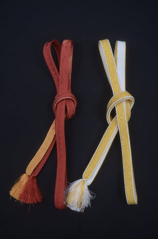 Obi jime. kimono accessories.