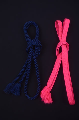 Obi jime. kimono accessories.