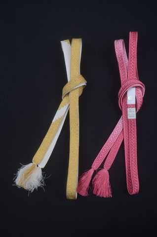 Obi jime. kimono accessories.