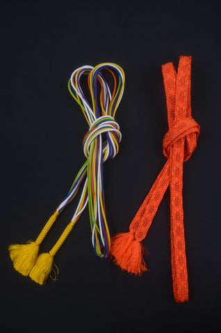 Obi jime. kimono accessories.