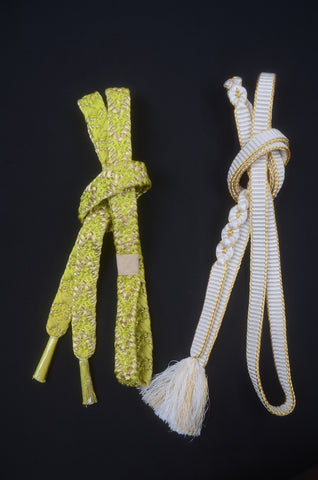 Obi jime. kimono accessories.