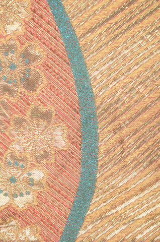 Obi belt. Japanese women obi belt. Tradiitonal obi. kimono belt. pre-tied obi.