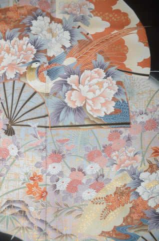 Japanese kimono. kimono for women. kimono female. black formal kimono. 