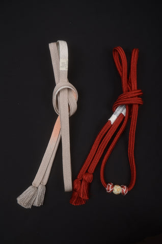 Obi jime. kimono accessories.
