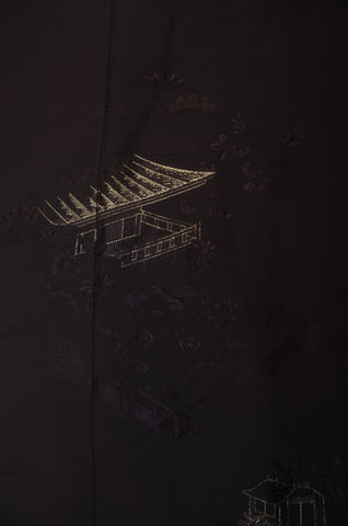 Japanese kimono. kimono for women. kimono female. houmongi kimono. tsukesage kimono.irotomesode.