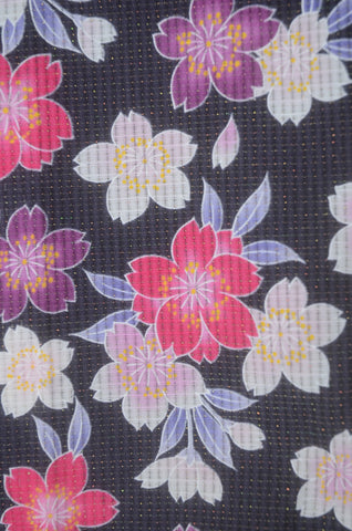 Girls yukata and  obi belt set / Warehouse sale WF #1-748 (11-12)