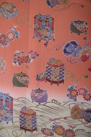 Japanese kimono. kimono for women. kimono female. houmongi kimono. tsukesage kimono.irotomesode.summer kimono.