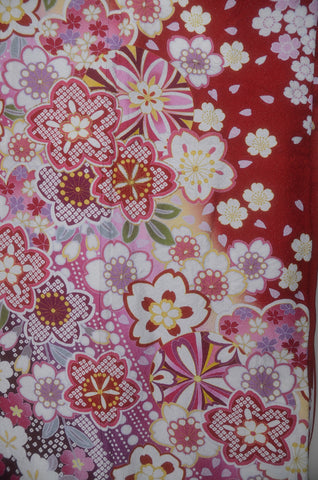 Furisode kimono. Long sleeved kimono. Japanese kimono. Japanese women obi belt. Tradiitonal obi. pre-tied obi. Obi age. Obi jime. kimono accessories.