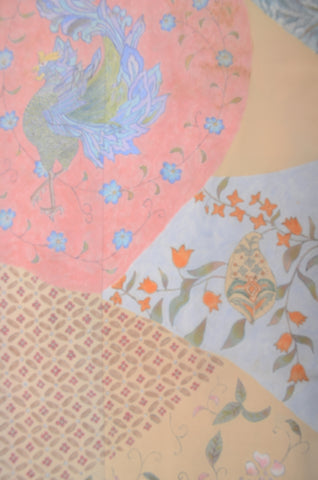 Furisode kimono. Long sleeved kimono. Japanese kimono. maiko kimono. geisha kimono.