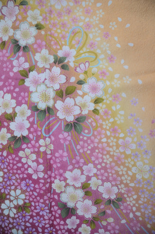 Furisode kimono. Long sleeved kimono. Japanese kimono. Japanese women obi belt. Tradiitonal obi. pre-tied obi. Obi age. Obi jime. kimono accessories.