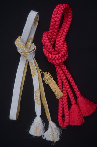 Obi jime. kimono accessories.